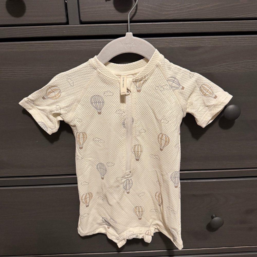 Quincy Mae Bathing Suit Rashguard 12-18 Months